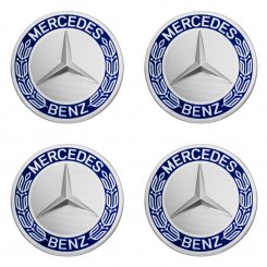 Mercedes-Benz Radsicherungssatz Silber M14 x 1,5 x 27 B66470