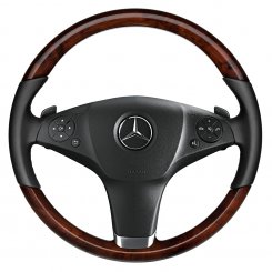 Kaufe Auto-Multifunktions-Lenkrad-Steuertasten-Abdeckungs-Set,  Telefontasten für Benz C W204, GLK 204, E-Klasse W207 W212