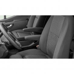 SPEESY Auto Leder Sitzbezüge für Mercedes-Benz W204 Sport C250