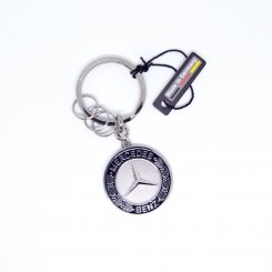 Mercedes Benz AMG Logo Schlüsselanhänger Metall - Textil