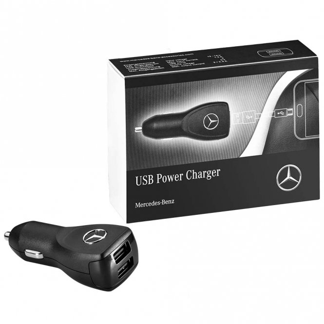 Genuine Mercedes-Benz USB Power Charger With Gift Packaging A2138202403 NEW 