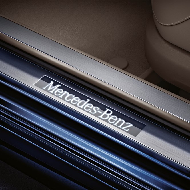Mercedes-Benz beleuchtete Einstiegsleisten, 4er Set, S-Klasse