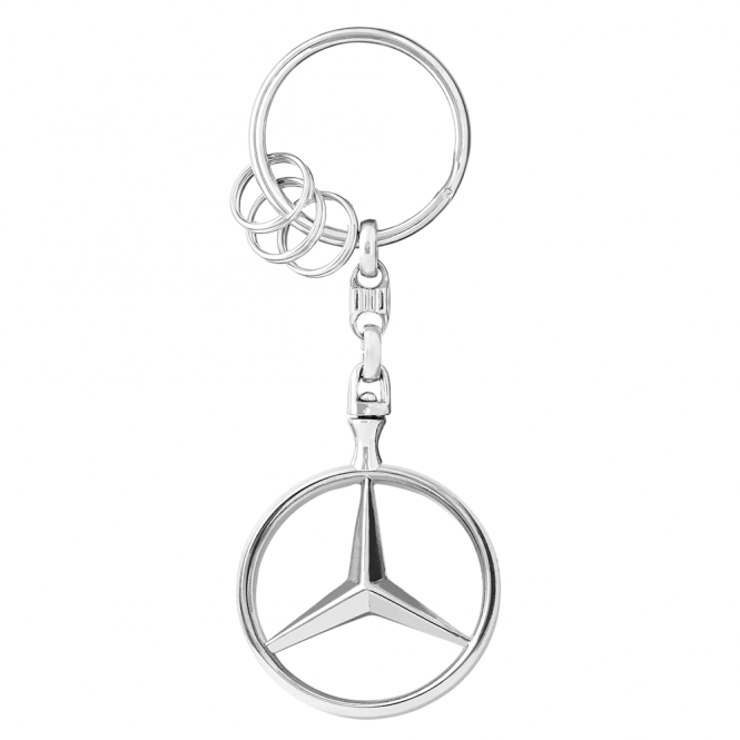 Mercedes-Benz, Mercedes-Benz Kollektion Schlüsselanhänger Brüssel, silber