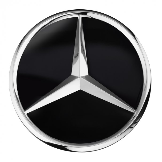 Mercedes-Benz Raddeckel, mattschwarz 