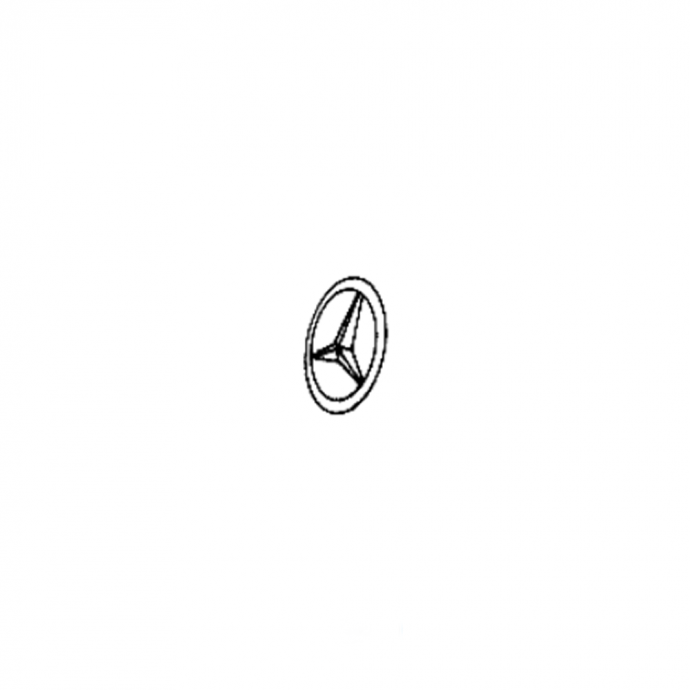 Mercedes-Benz Mercedes-Stern, an Motorhaube, ML-Klasse (W163) 