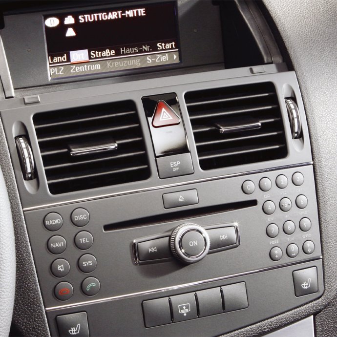 Mercedes-Benz Audio 50 APS Bediengerät mit DVD-Wechsler, S204/W204/X204 