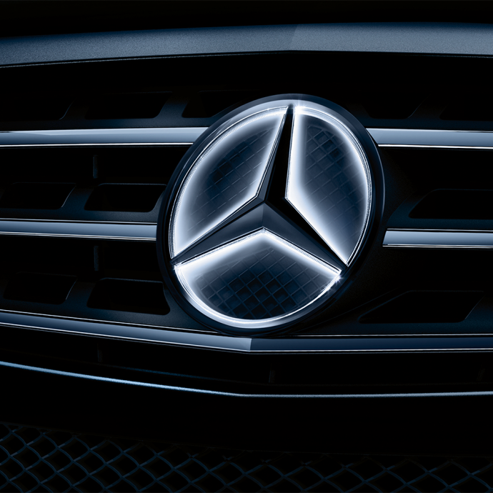 Mercedes-Benz Mercedes Stern beleuchtet, Kabelsatz, kurz 