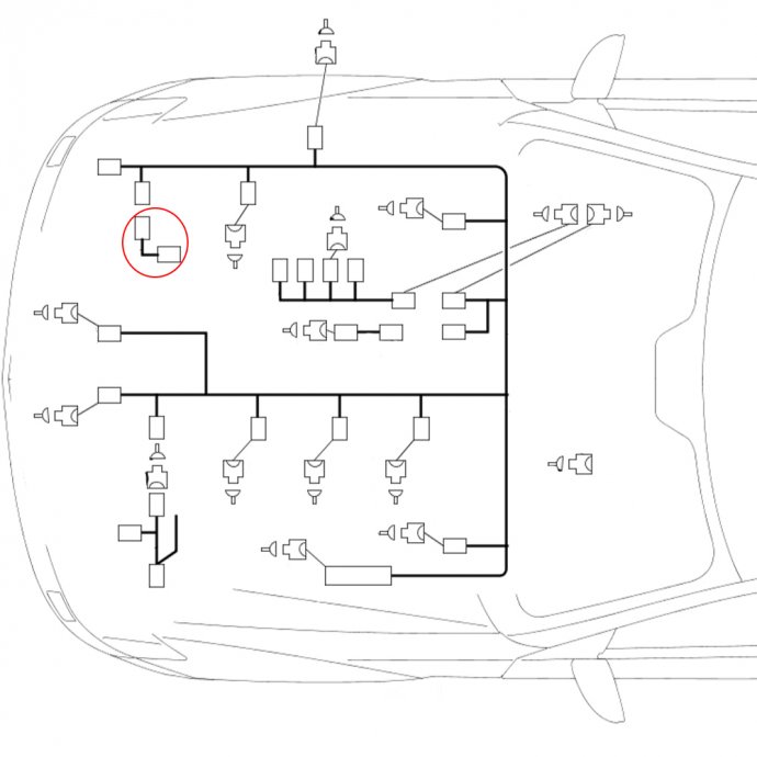 Mercedes-Benz Motorleitungssatz (Adapterleitungssatz Nockenwellenversteller), M271, M273 
