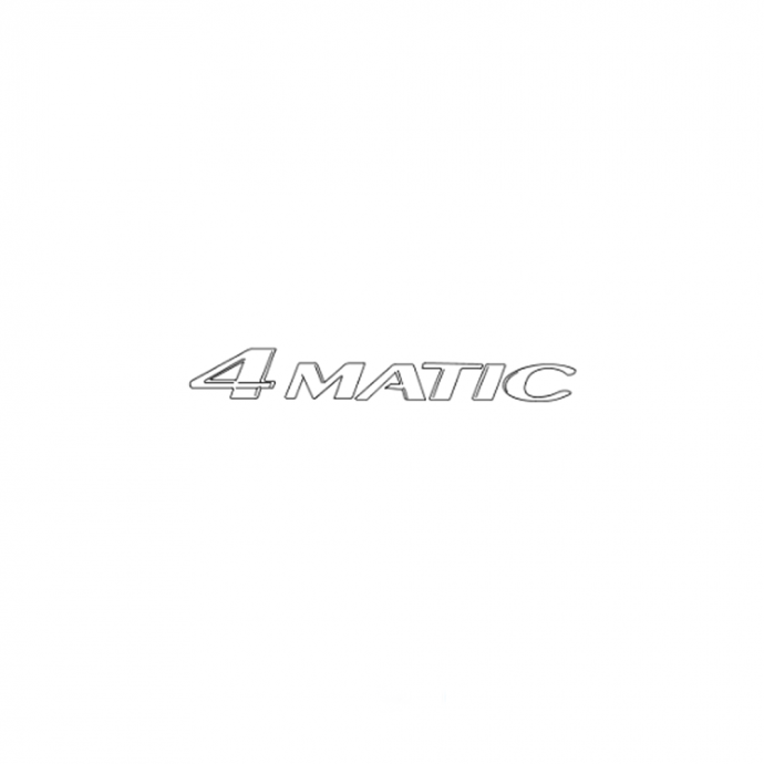 Mercedes-Benz Typkennzeichen "4-MATIC", Kennzeichen/ Typenschild, Viano/ Vito (C639) 