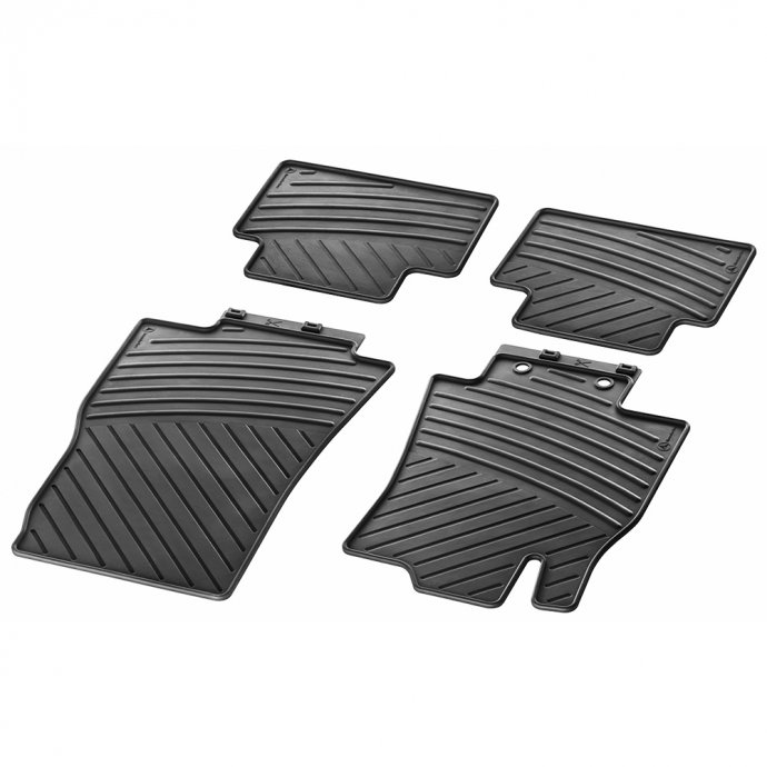 Mercedes-Benz Fußmatten Allwettermatten Set (4-teilig), Classic, schwarz, A-Klasse (C169/W169) 