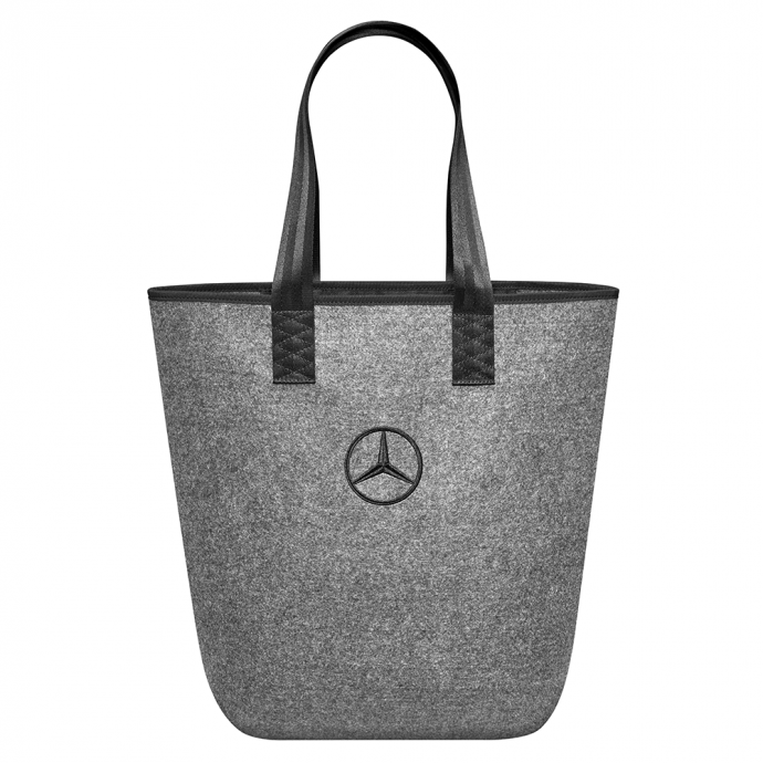 Mercedes-Benz Kollektion Einkaufstasche Shopper grau/schwarz 