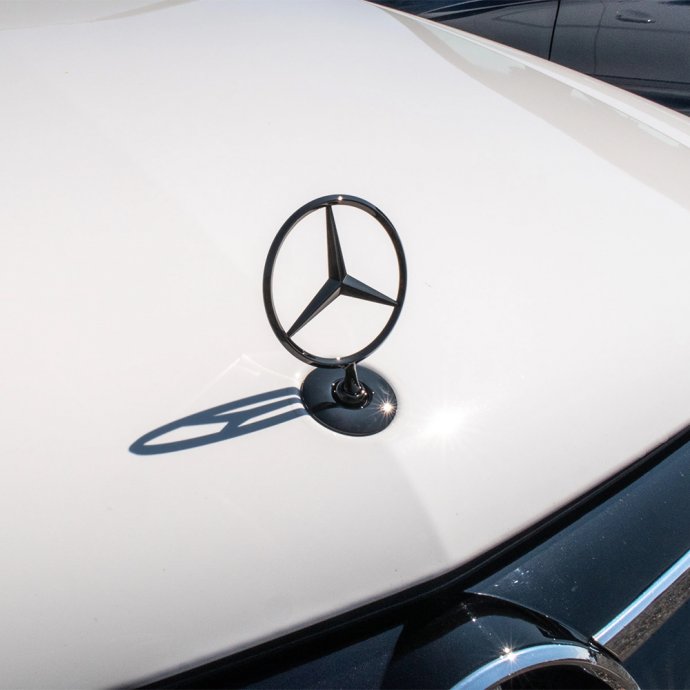 Mercedes-Benz Stern Emblem schwarz Motorhaube W177 A-Klasse C118