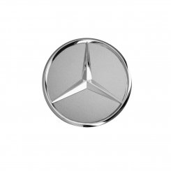 Mercedes-Benz, Mercedes-Benz Classic Kennzeichenhalter 3D Effekt  chromfarbend