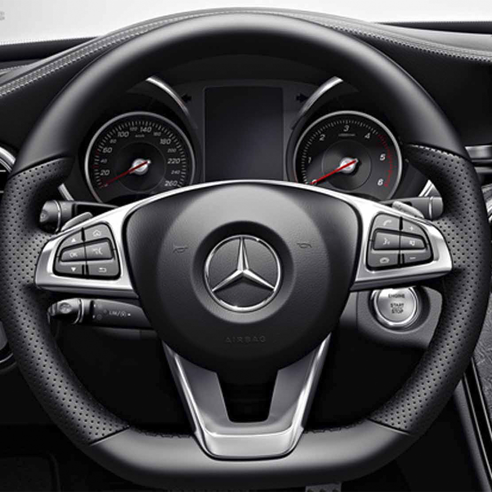 Mercedes-Benz, Mercedes-Benz Sport-Lederlenkrad mit LSP, schwarz, C-Klasse  (C205/S205/W205)