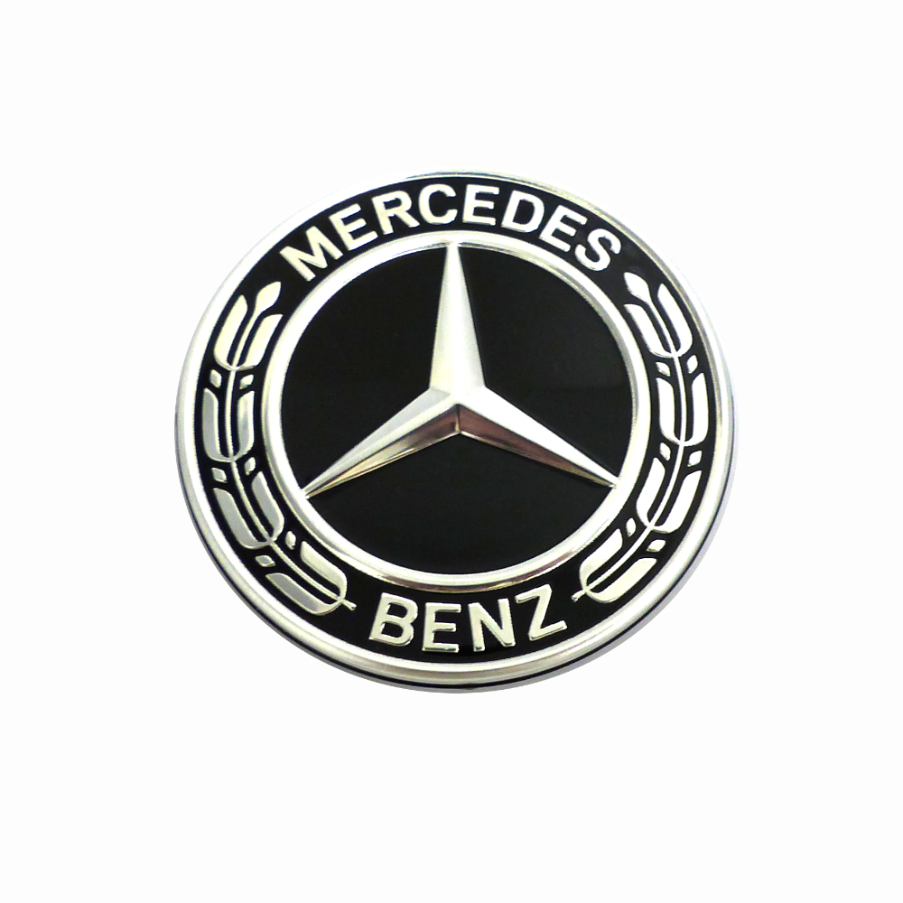 Motorhaubenaufkleber mit schwarzen Streifen für Mercedes Benz A C