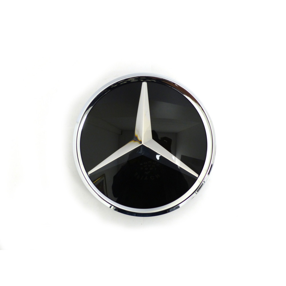 Mercedes Stern für Sprinter schwarz glänzend vorn 21cm Vergleichsnummer A  000 817 21 16
