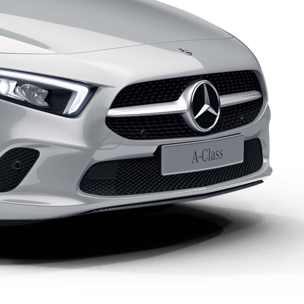Mercedes-Benz, Mercedes-Benz Frontschürzenspoilerlippe, Carbon-Style  A-Klasse (W177)