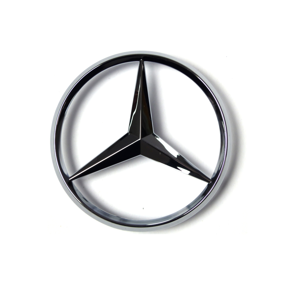 Mercedes-Benz, Mercedesstern Heckklappe W203 C-Klasse silber