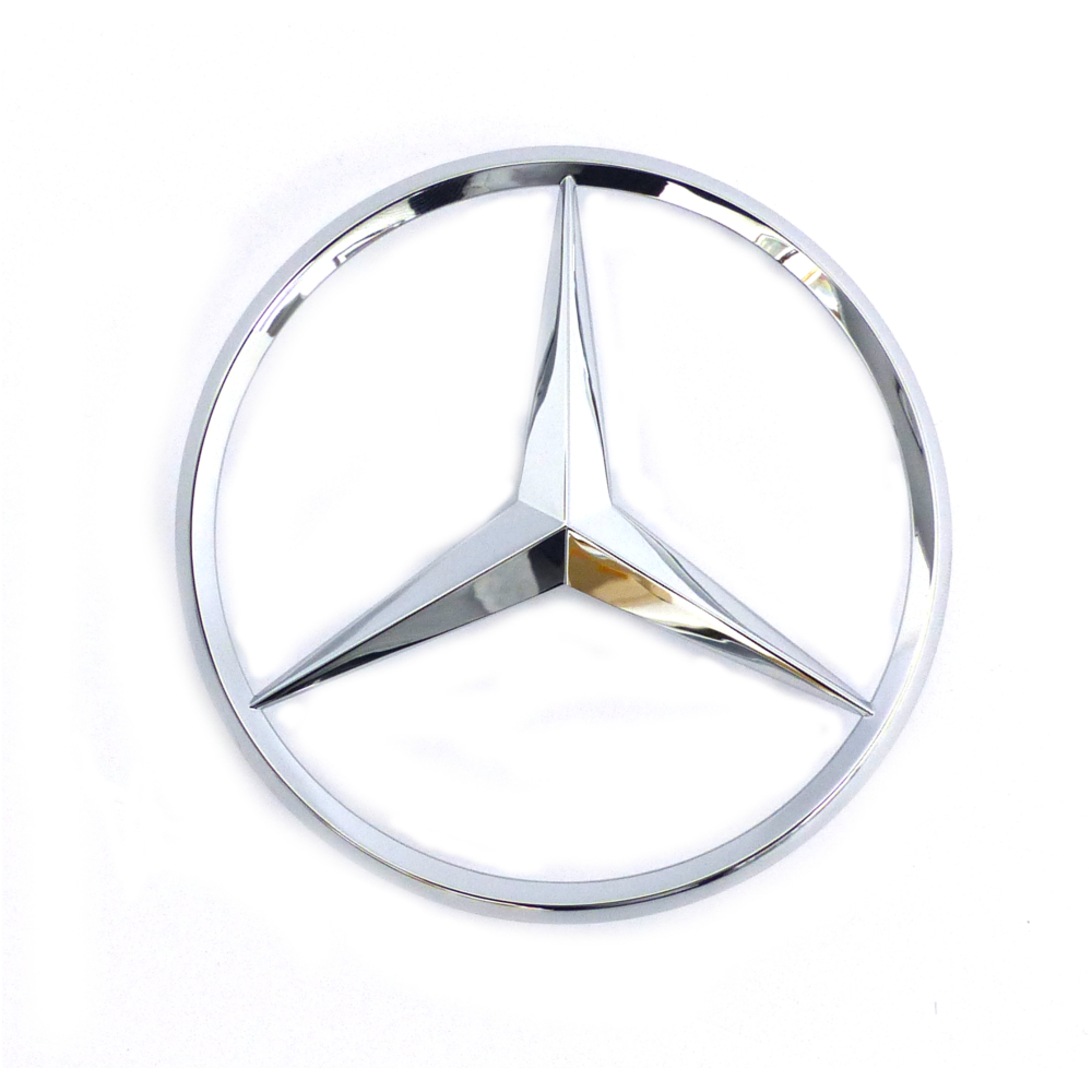 Mercedes-Benz, Mercedesstern an Heckklappe silber
