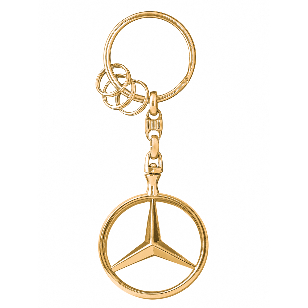 Mercedes-Benz, Mercedes-Benz Kollektion Schlüsselanhänger Brüssel, gold